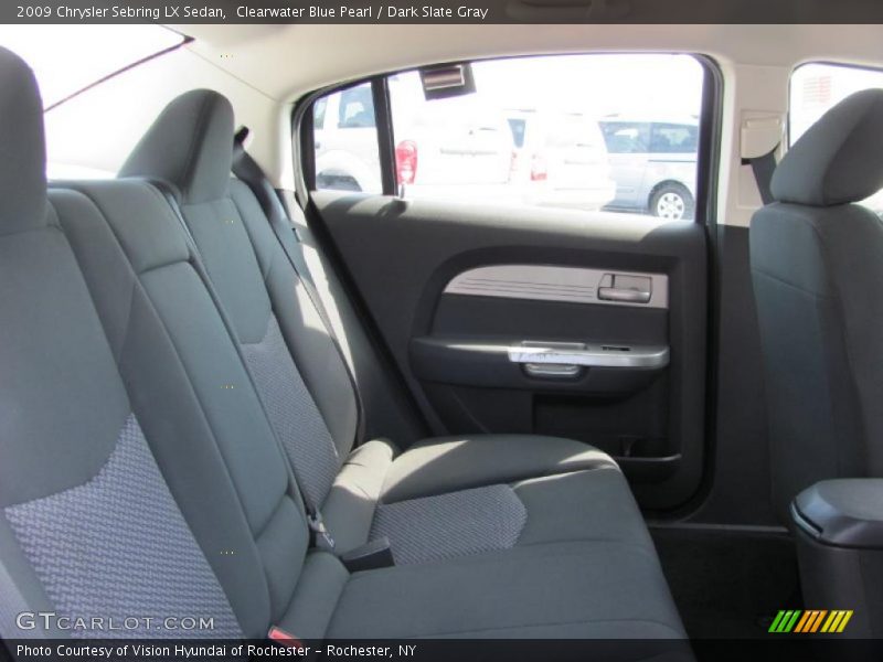 Clearwater Blue Pearl / Dark Slate Gray 2009 Chrysler Sebring LX Sedan