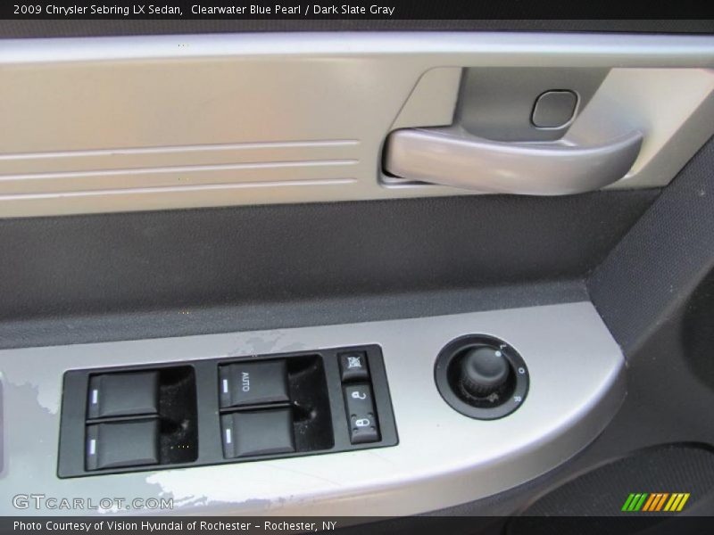 Clearwater Blue Pearl / Dark Slate Gray 2009 Chrysler Sebring LX Sedan