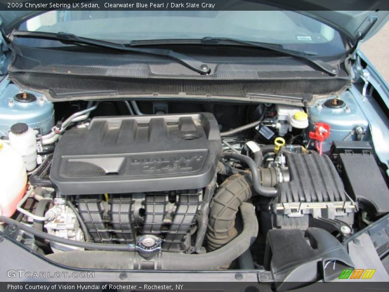 Clearwater Blue Pearl / Dark Slate Gray 2009 Chrysler Sebring LX Sedan