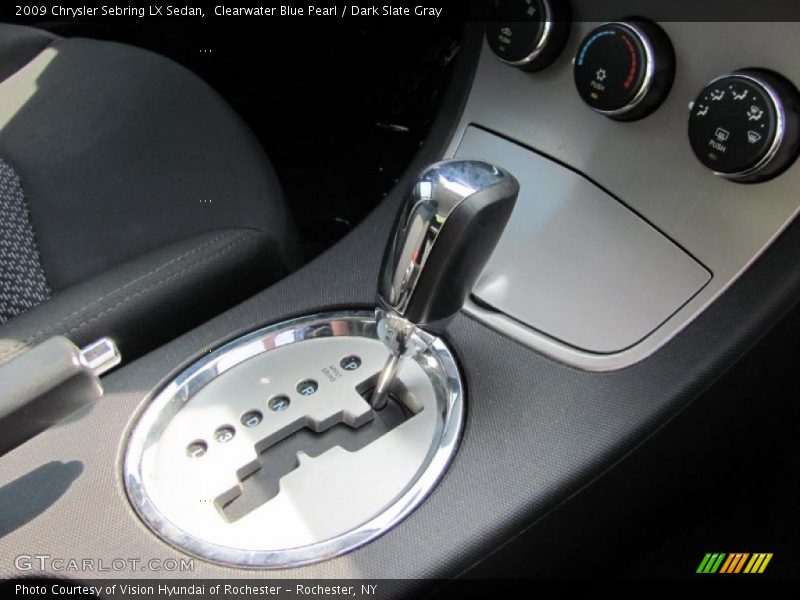 Clearwater Blue Pearl / Dark Slate Gray 2009 Chrysler Sebring LX Sedan