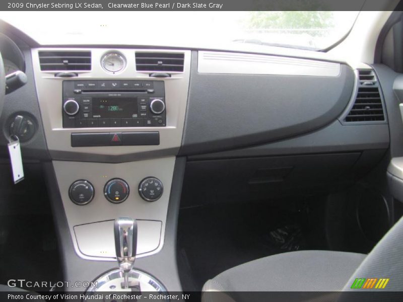 Clearwater Blue Pearl / Dark Slate Gray 2009 Chrysler Sebring LX Sedan