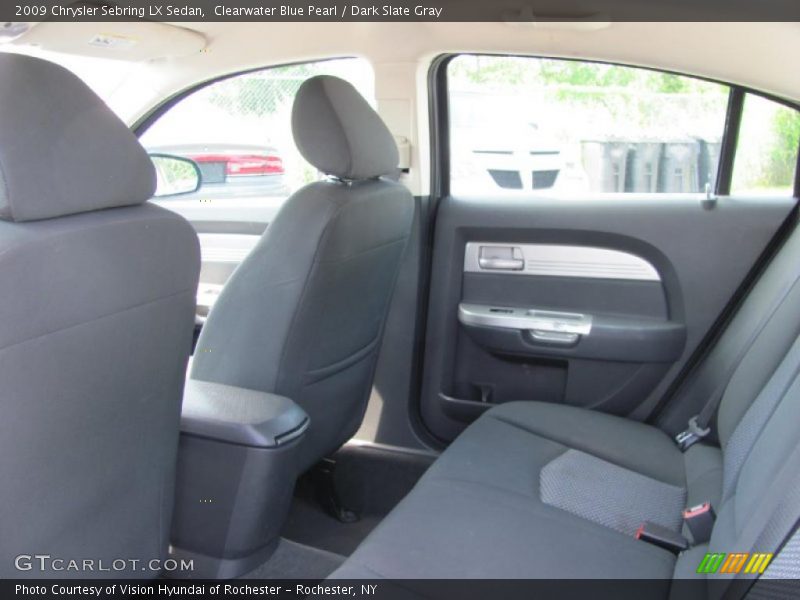 Clearwater Blue Pearl / Dark Slate Gray 2009 Chrysler Sebring LX Sedan