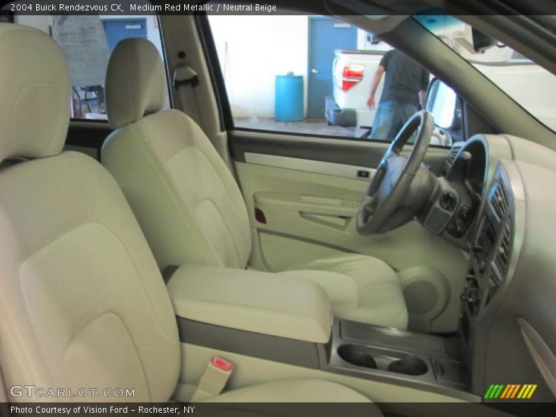 Medium Red Metallic / Neutral Beige 2004 Buick Rendezvous CX