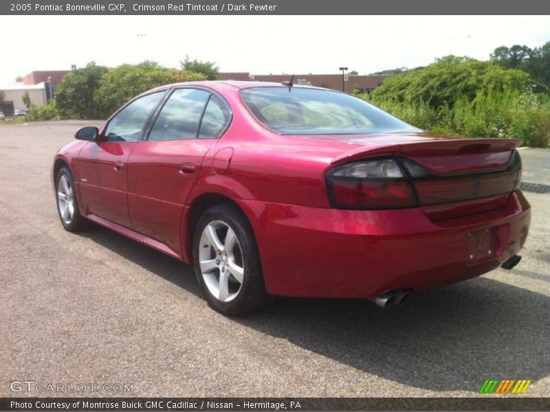 Crimson Red Tintcoat / Dark Pewter 2005 Pontiac Bonneville GXP