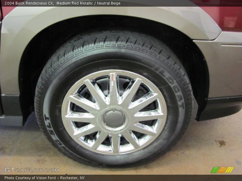 Medium Red Metallic / Neutral Beige 2004 Buick Rendezvous CX