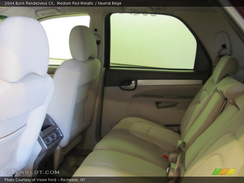 Medium Red Metallic / Neutral Beige 2004 Buick Rendezvous CX