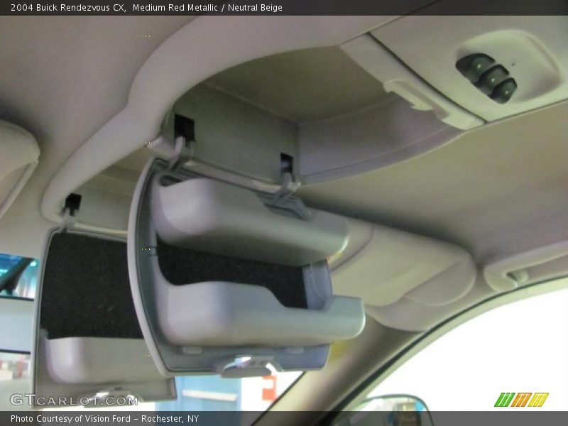Medium Red Metallic / Neutral Beige 2004 Buick Rendezvous CX
