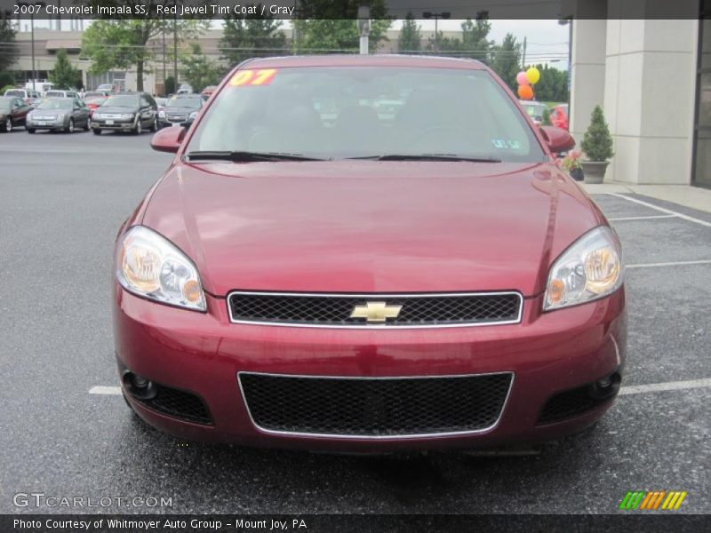 Red Jewel Tint Coat / Gray 2007 Chevrolet Impala SS