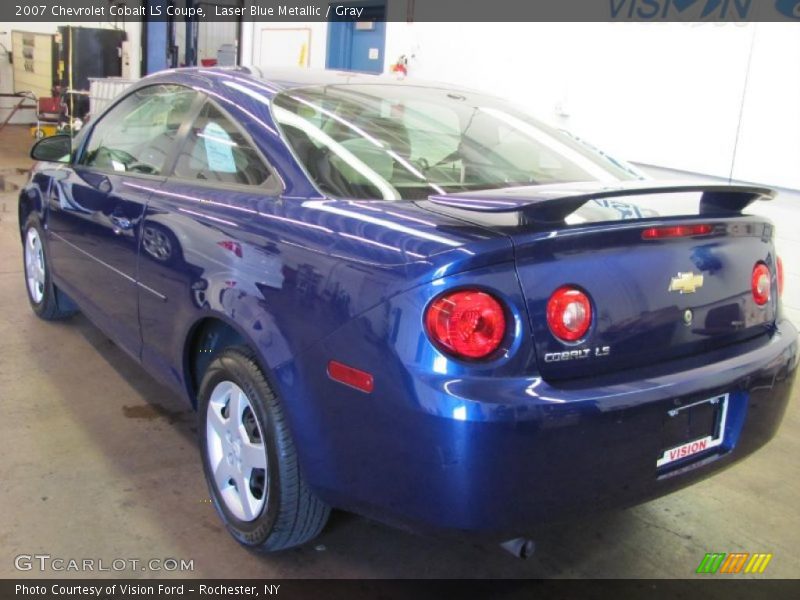 Laser Blue Metallic / Gray 2007 Chevrolet Cobalt LS Coupe