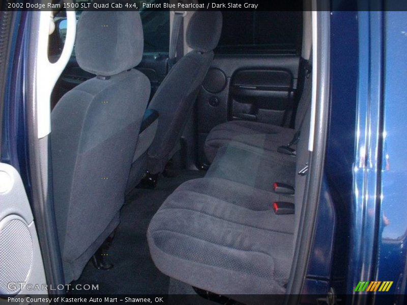 Patriot Blue Pearlcoat / Dark Slate Gray 2002 Dodge Ram 1500 SLT Quad Cab 4x4