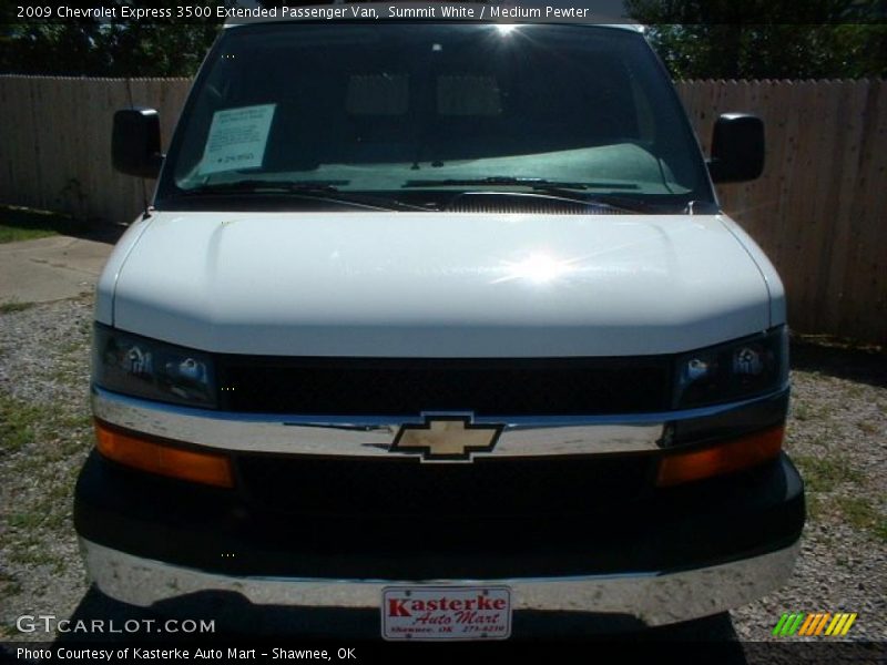 Summit White / Medium Pewter 2009 Chevrolet Express 3500 Extended Passenger Van