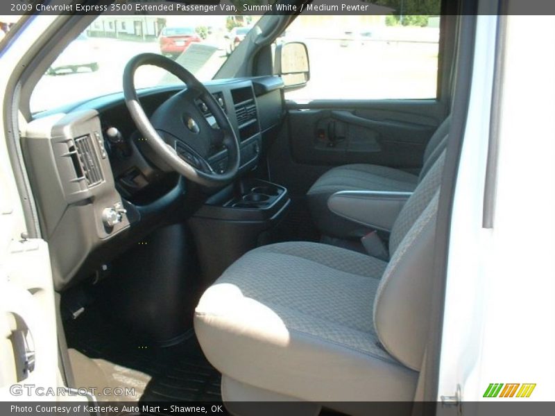 Summit White / Medium Pewter 2009 Chevrolet Express 3500 Extended Passenger Van
