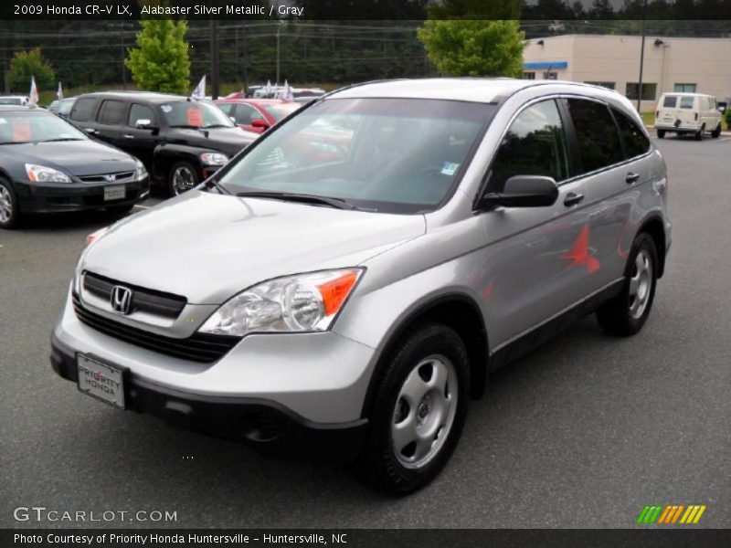 Alabaster Silver Metallic / Gray 2009 Honda CR-V LX