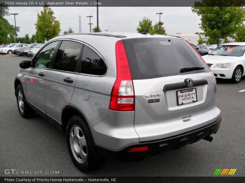 Alabaster Silver Metallic / Gray 2009 Honda CR-V LX