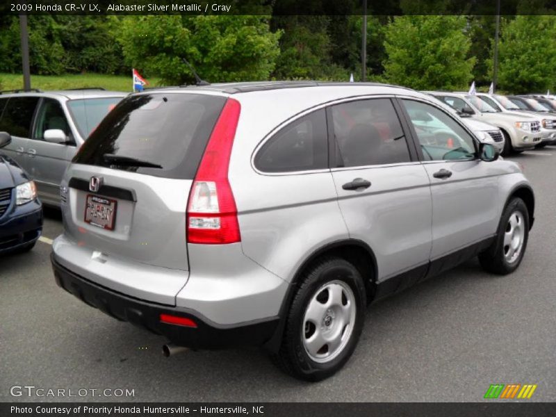Alabaster Silver Metallic / Gray 2009 Honda CR-V LX