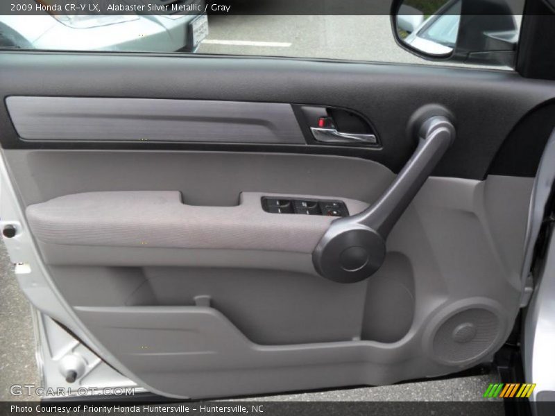 Alabaster Silver Metallic / Gray 2009 Honda CR-V LX
