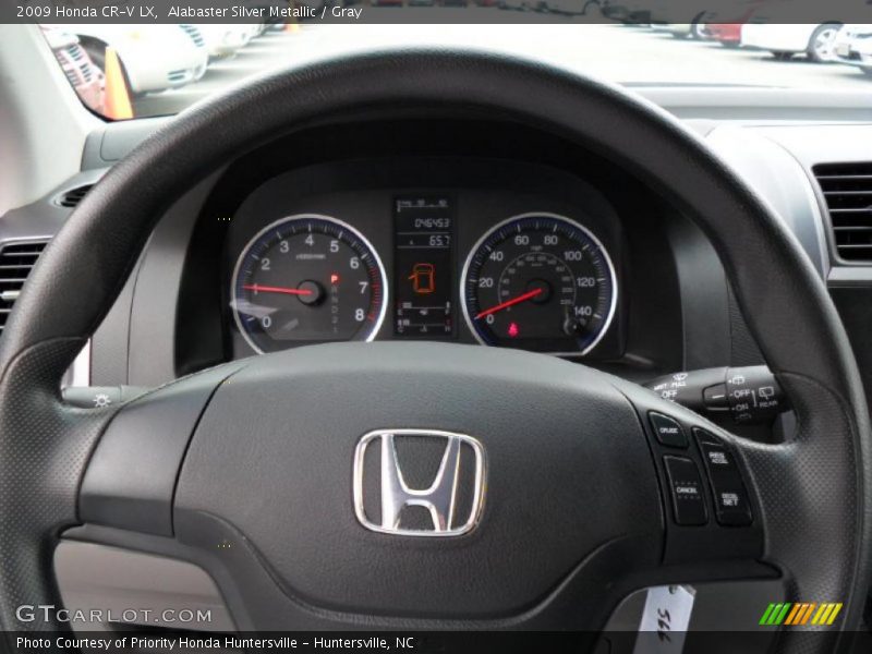Alabaster Silver Metallic / Gray 2009 Honda CR-V LX