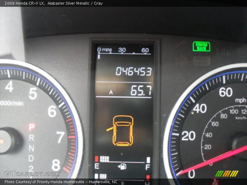 Alabaster Silver Metallic / Gray 2009 Honda CR-V LX