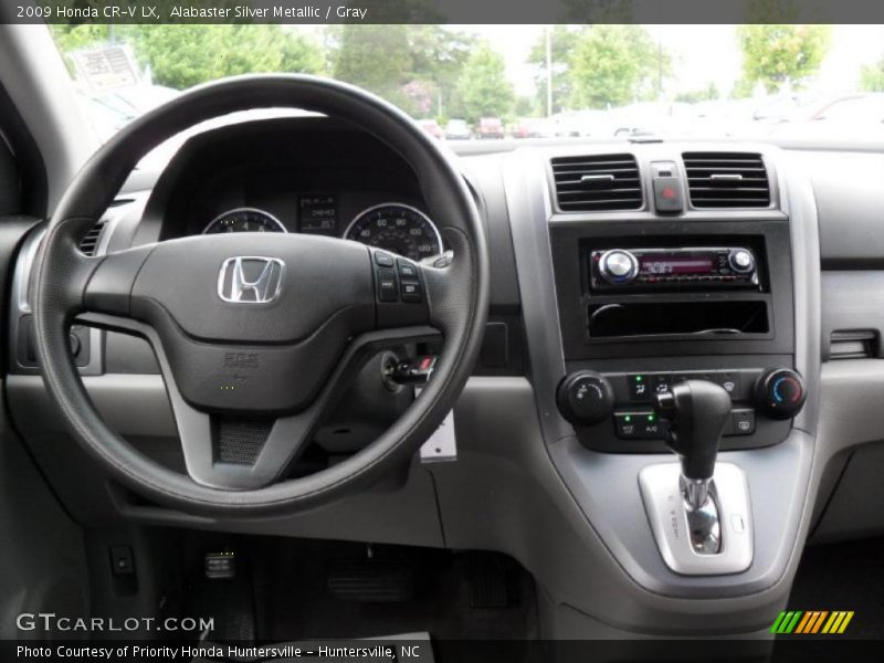 Alabaster Silver Metallic / Gray 2009 Honda CR-V LX