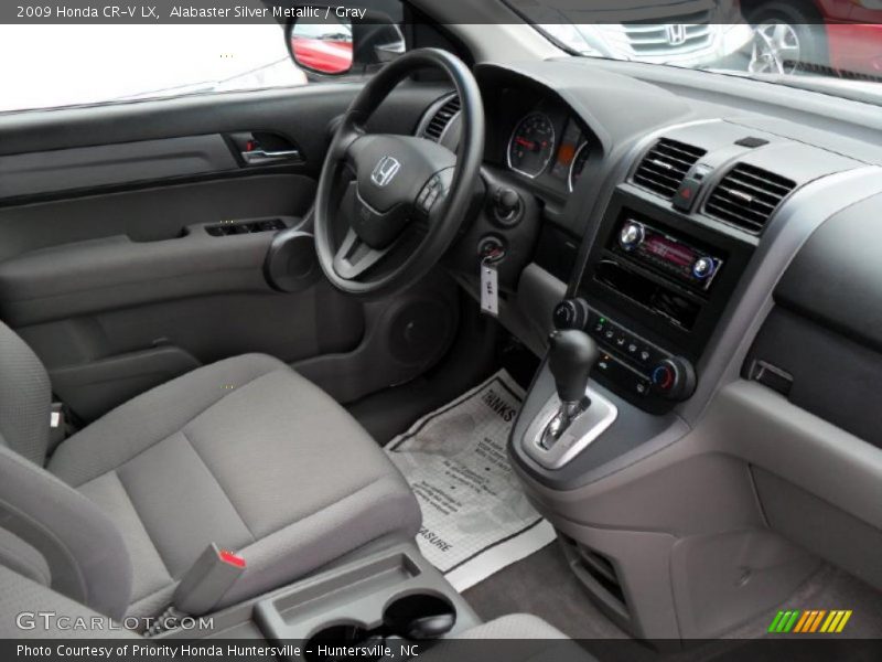 Alabaster Silver Metallic / Gray 2009 Honda CR-V LX