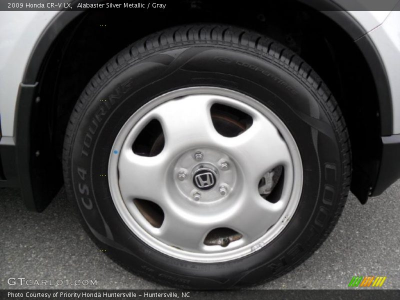 Alabaster Silver Metallic / Gray 2009 Honda CR-V LX