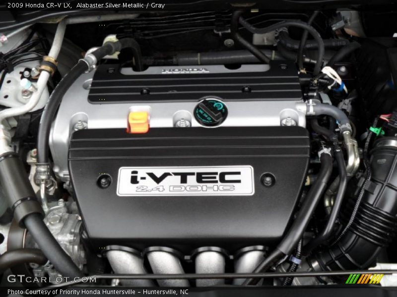 Alabaster Silver Metallic / Gray 2009 Honda CR-V LX