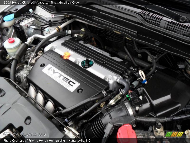 Alabaster Silver Metallic / Gray 2009 Honda CR-V LX