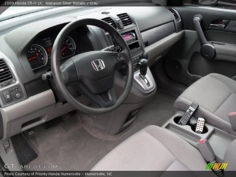 Alabaster Silver Metallic / Gray 2009 Honda CR-V LX