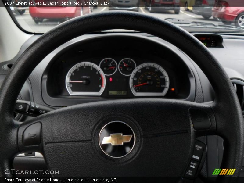 Sport Red / Charcoal Black 2007 Chevrolet Aveo LS Sedan