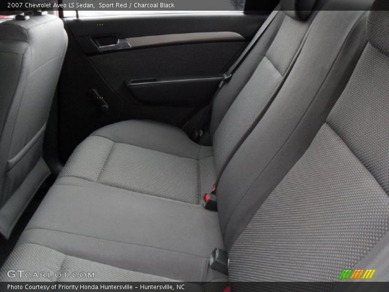 Sport Red / Charcoal Black 2007 Chevrolet Aveo LS Sedan
