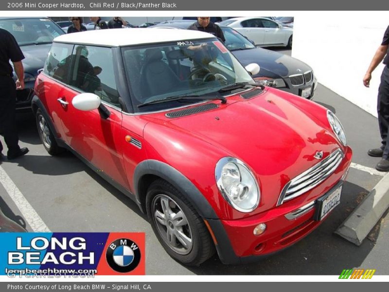 Chili Red / Black/Panther Black 2006 Mini Cooper Hardtop