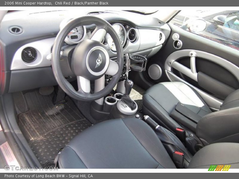 Chili Red / Black/Panther Black 2006 Mini Cooper Hardtop