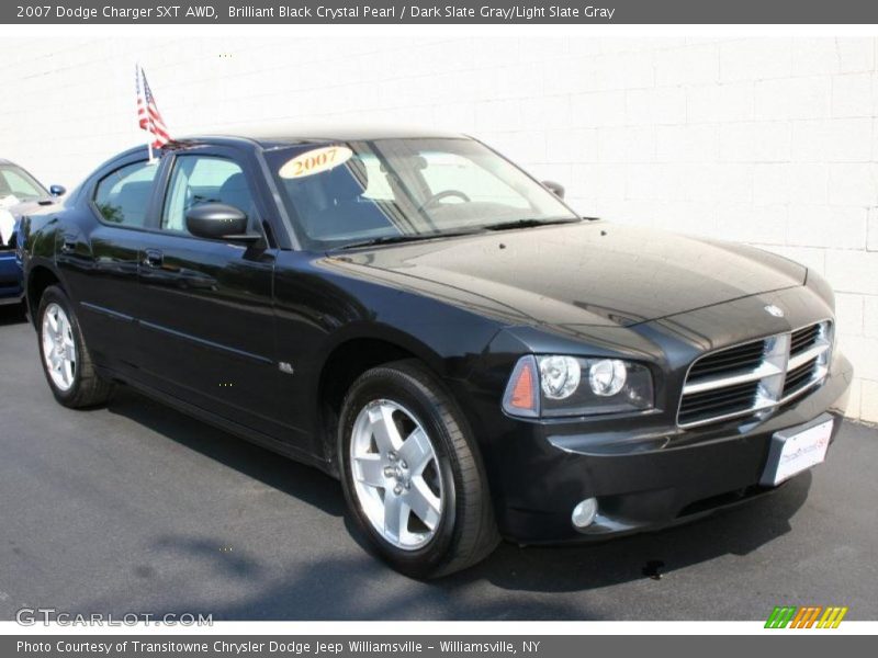 Brilliant Black Crystal Pearl / Dark Slate Gray/Light Slate Gray 2007 Dodge Charger SXT AWD