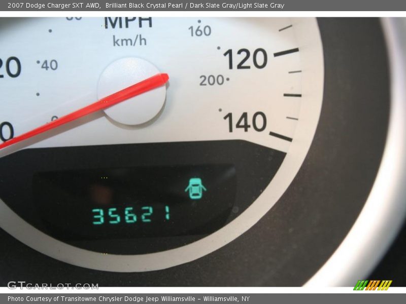 Brilliant Black Crystal Pearl / Dark Slate Gray/Light Slate Gray 2007 Dodge Charger SXT AWD
