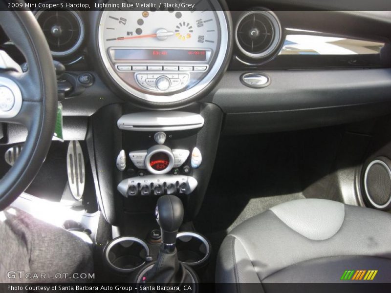 Lightning Blue Metallic / Black/Grey 2009 Mini Cooper S Hardtop