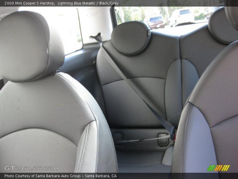 Lightning Blue Metallic / Black/Grey 2009 Mini Cooper S Hardtop