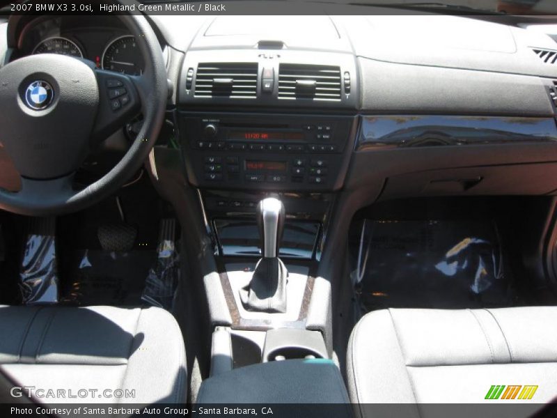 Highland Green Metallic / Black 2007 BMW X3 3.0si