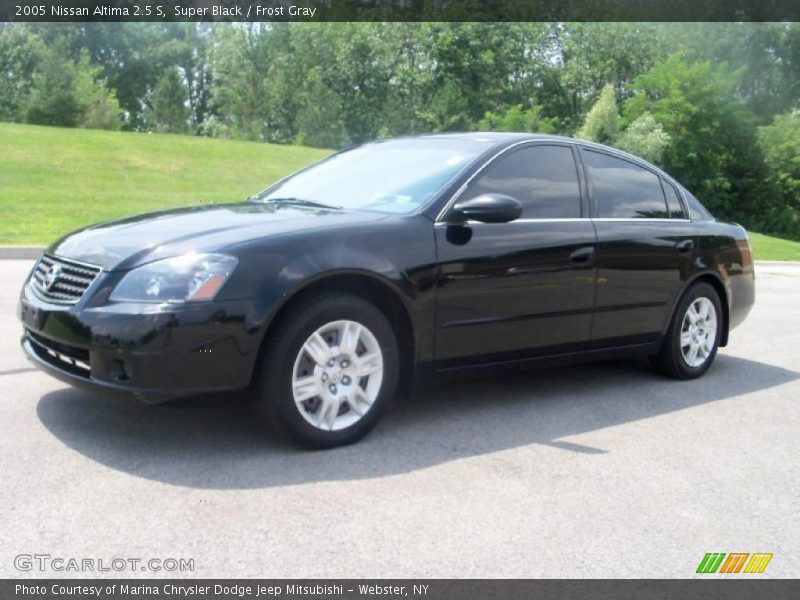 Super Black / Frost Gray 2005 Nissan Altima 2.5 S