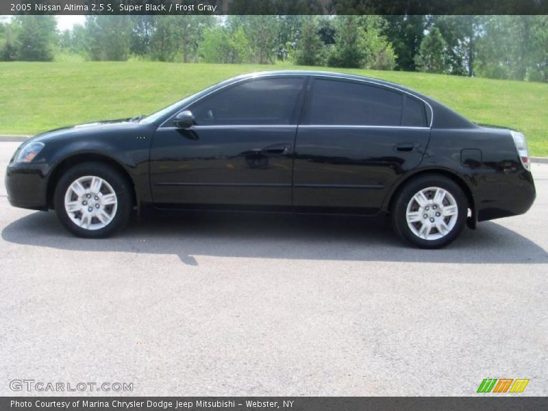 Super Black / Frost Gray 2005 Nissan Altima 2.5 S