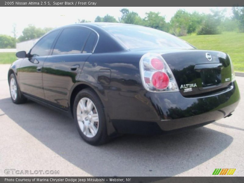 Super Black / Frost Gray 2005 Nissan Altima 2.5 S