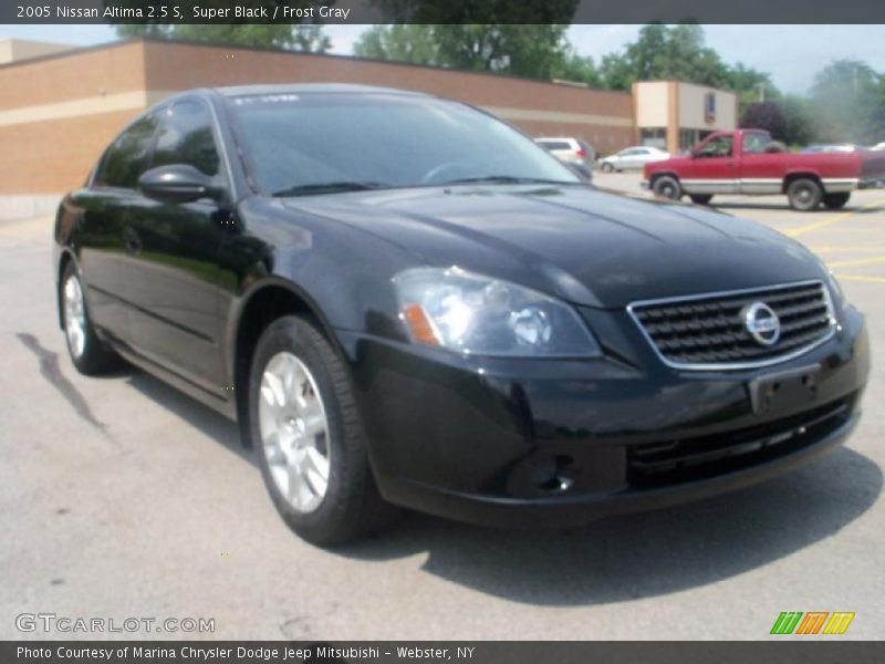 Super Black / Frost Gray 2005 Nissan Altima 2.5 S