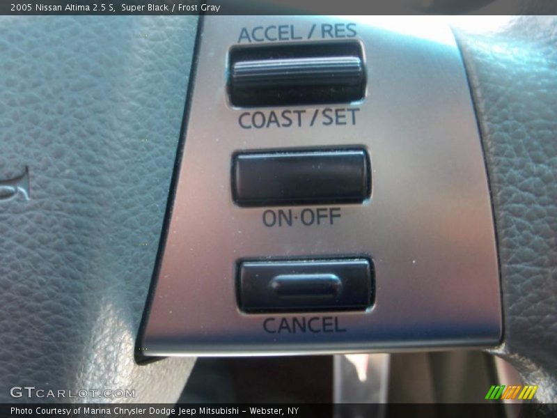 Super Black / Frost Gray 2005 Nissan Altima 2.5 S