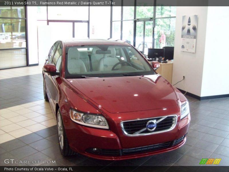 Flamenco Red Metallic / Dalaro Quartz T-Tec 2011 Volvo S40 T5
