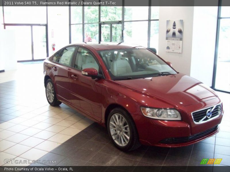 Flamenco Red Metallic / Dalaro Quartz T-Tec 2011 Volvo S40 T5