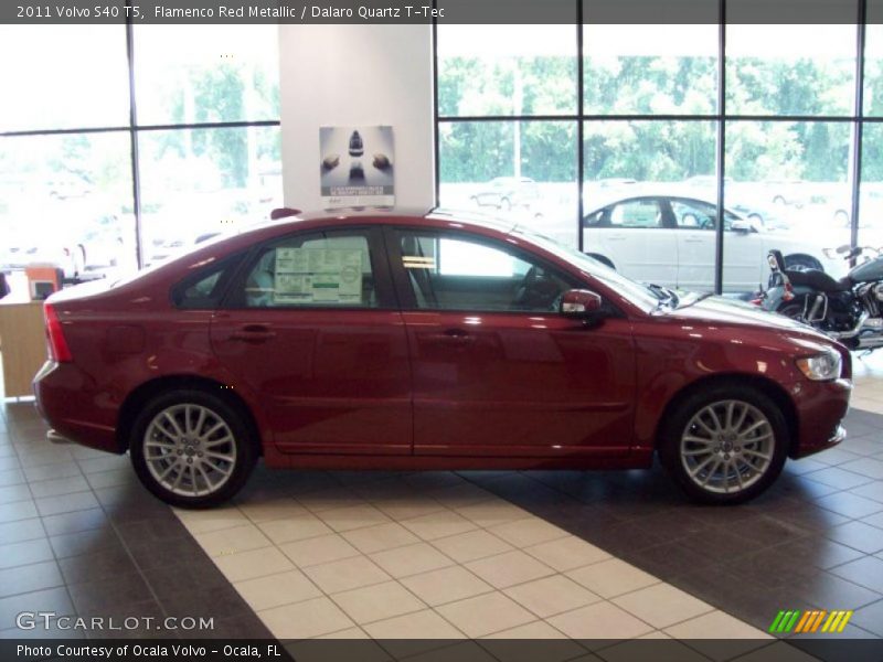 Flamenco Red Metallic / Dalaro Quartz T-Tec 2011 Volvo S40 T5