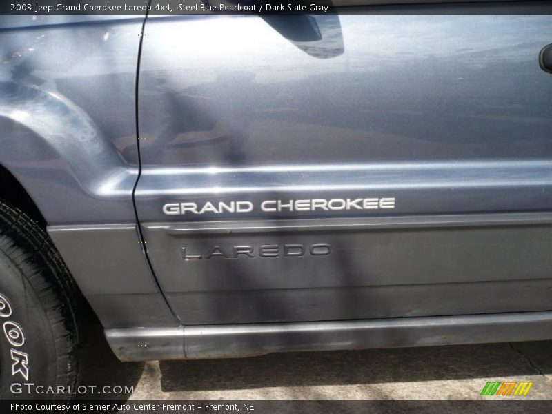 Steel Blue Pearlcoat / Dark Slate Gray 2003 Jeep Grand Cherokee Laredo 4x4