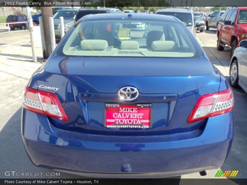 Blue Ribbon Metallic / Ash 2011 Toyota Camry