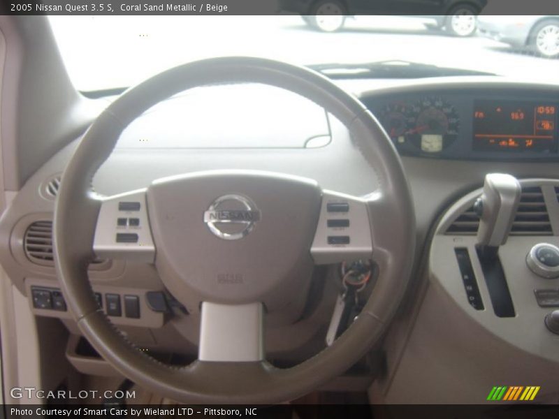 Coral Sand Metallic / Beige 2005 Nissan Quest 3.5 S