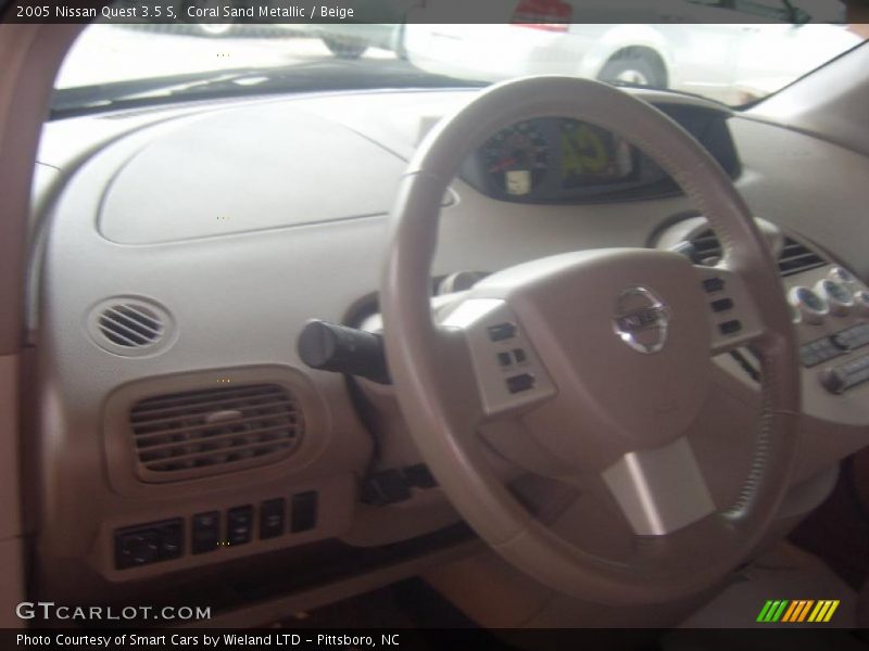 Coral Sand Metallic / Beige 2005 Nissan Quest 3.5 S