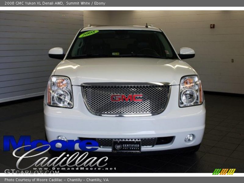 Summit White / Ebony 2008 GMC Yukon XL Denali AWD